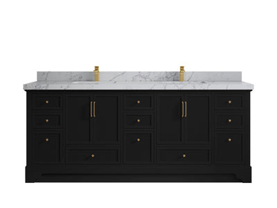 Alys 84 in. W x 22 in. D Double Sink Bathroom Vanity