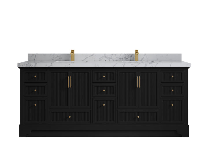 Alys 84 in. W x 22 in. D Double Sink Bathroom Vanity - photo 40