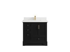 Alys 36 in. W x 22 in. D Center Sink Vanity for Modern Bathrooms - photo 42