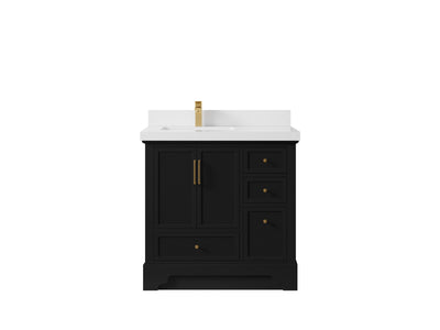 Alys 36 in. W x 22 in. D Left Offset Sink Bathroom Vanity