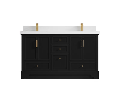 Alys 60 in. W x 22 in. D Double Sink Bathroom Vanity