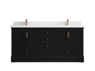 Alys 72 in. W x 22 in. D Double Sink Bathroom Vanity