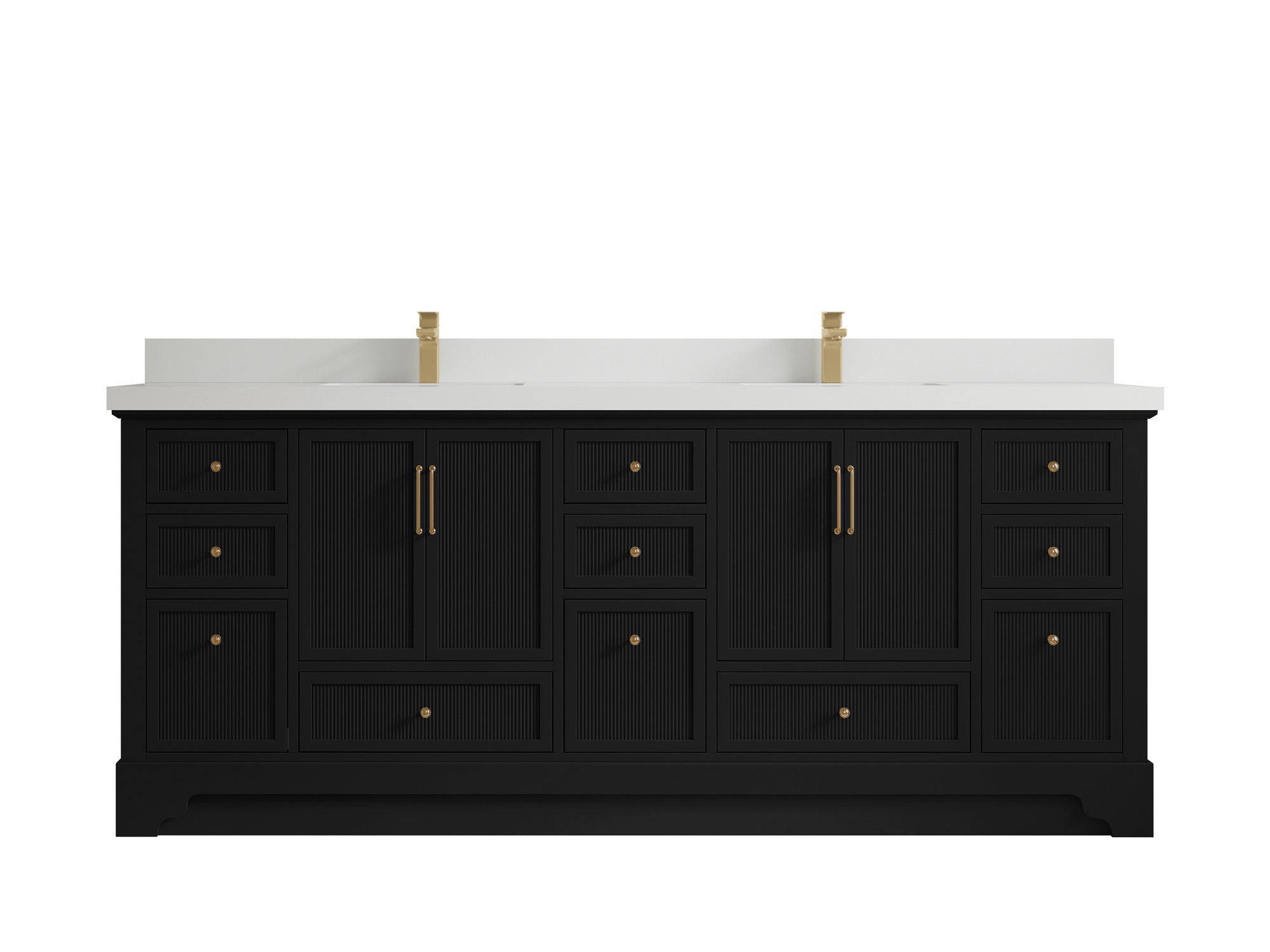 Alys 84 in. W x 22 in. D Double Sink Bathroom Vanity