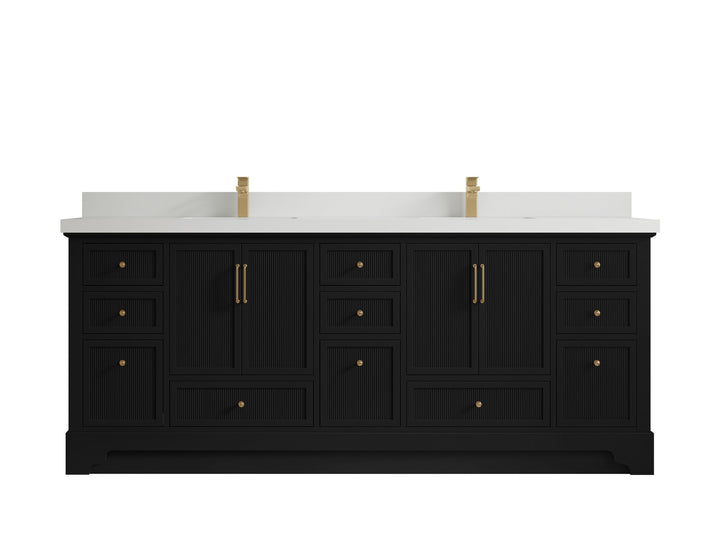 Alys 84 in. W x 22 in. D Double Sink Bathroom Vanity - photo 42