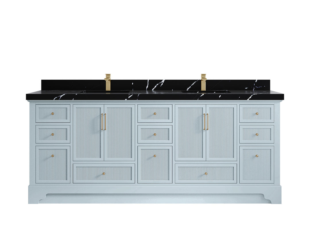 Alys 84 in. W x 22 in. D Double Sink Bathroom Vanity