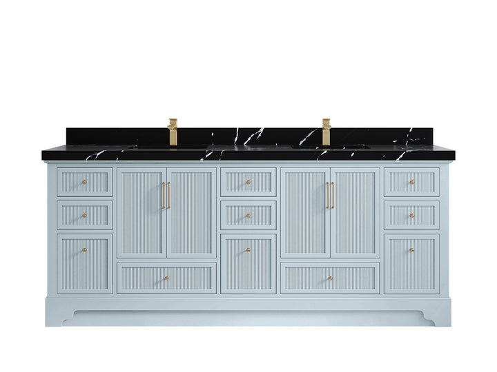 Alys 84 in. W x 22 in. D Double Sink Bathroom Vanity - photo 12