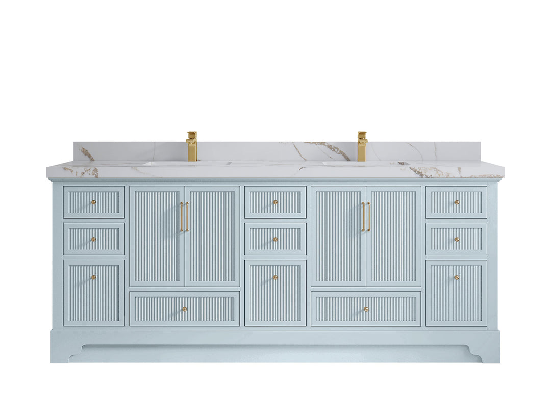 Alys 84 in. W x 22 in. D Double Sink Bathroom Vanity