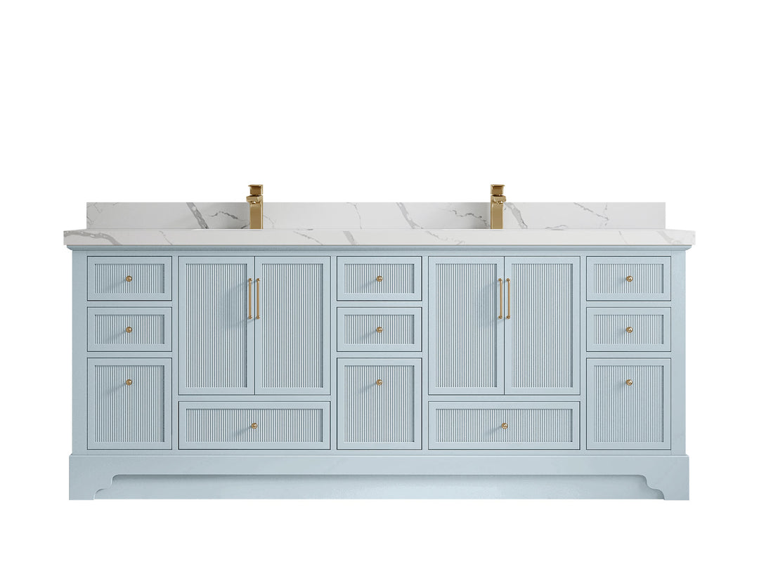 Alys 84 in. W x 22 in. D Double Sink Bathroom Vanity