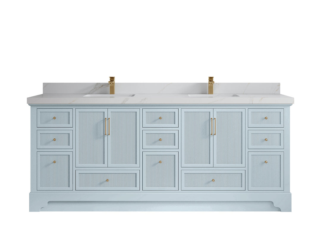 Alys 84 in. W x 22 in. D Double Sink Bathroom Vanity