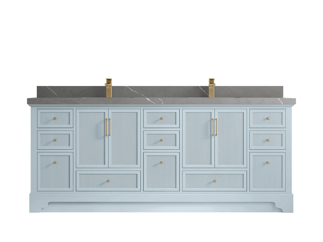 Alys 84 in. W x 22 in. D Double Sink Bathroom Vanity