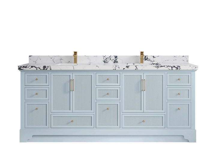 Alys 84 in. W x 22 in. D Double Sink Bathroom Vanity - photo 44