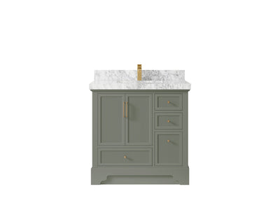 Alys 36 in. W x 22 in. D Center Sink Bathroom Vanity