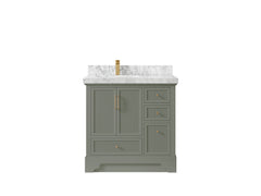 Alys 36 in. W x 22 in. D Left Offset Sink Bathroom Vanity - photo 18