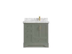 Alys 36 in. W x 22 in. D Right Offset Sink Bathroom Vanity - photo 18