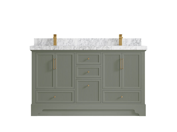 Alys 60 in. W x 22 in. D Double Sink Bathroom Vanity - photo 18