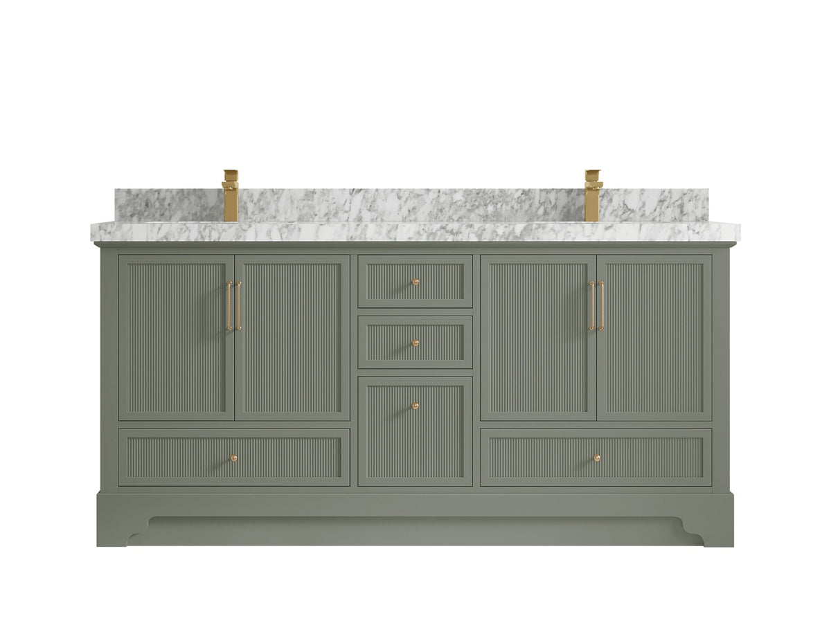 Alys 72 in. W x 22 in. D Double Sink Bathroom Vanity
