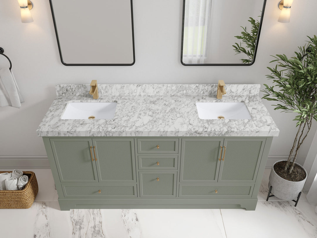 Alys 72 in. W x 22 in. D Double Sink Bathroom Vanity