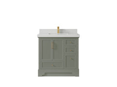 Alys 36 in. W x 22 in. D Center Sink Bathroom Vanity - photo 18