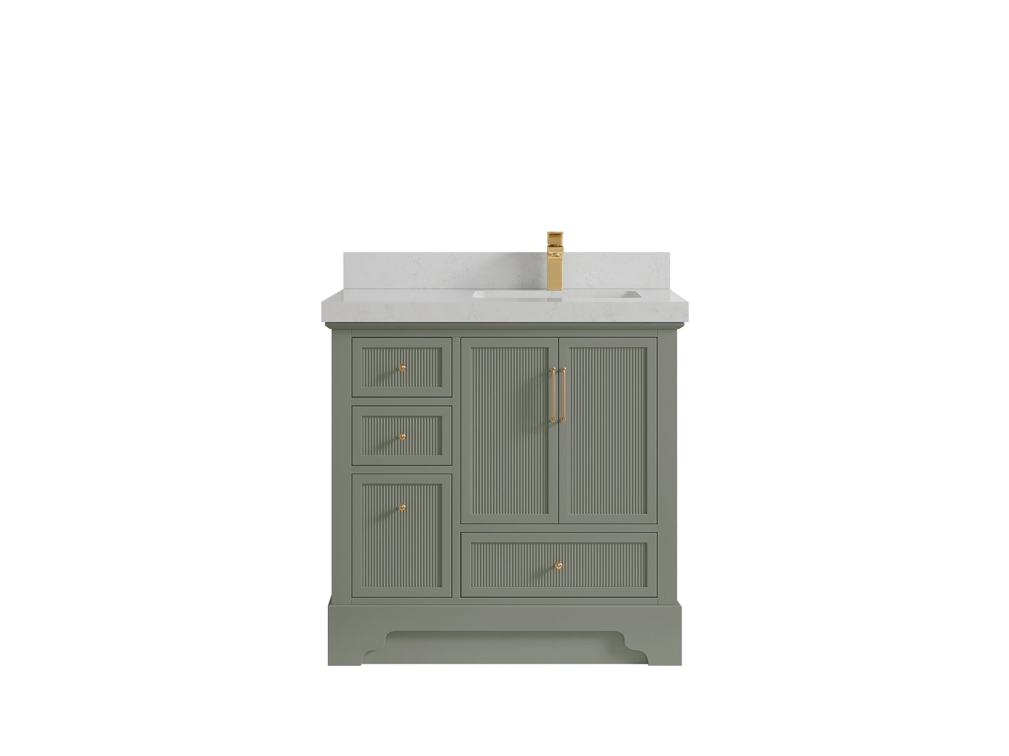Alys 36 in. W x 22 in. D Right Offset Sink Bathroom Vanity