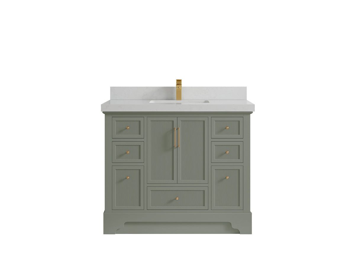 Alys 42 in. W x 22 in. D Single Sink Bathroom Vanity