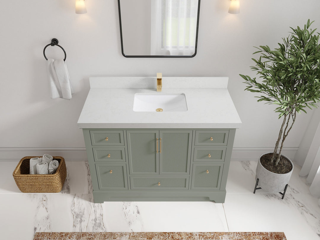 Alys 48 in. W x 22 in. D Single Sink Bathroom Vanity