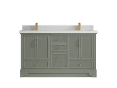 Alys 60 in. W x 22 in. D Double Sink Bathroom Vanity - photo 20