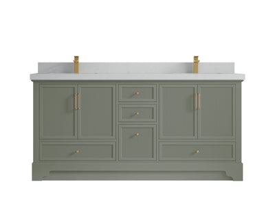 Alys 72 in. W x 22 in. D Double Sink Bathroom Vanity