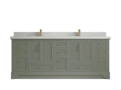 Alys 84 in. W x 22 in. D Double Sink Bathroom Vanity - photo 20