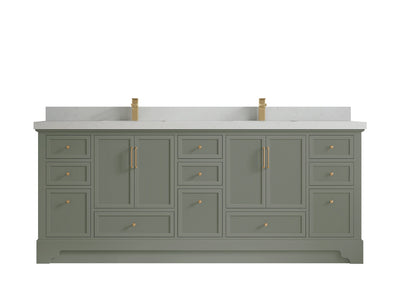 Alys 84 in. W x 22 in. D Double Sink Bathroom Vanity