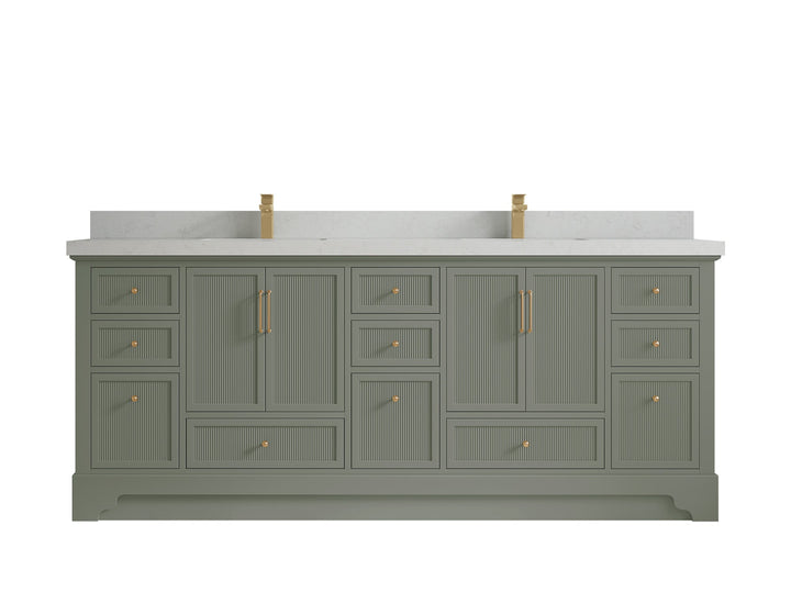Alys 84 in. W x 22 in. D Double Sink Bathroom Vanity - photo 20