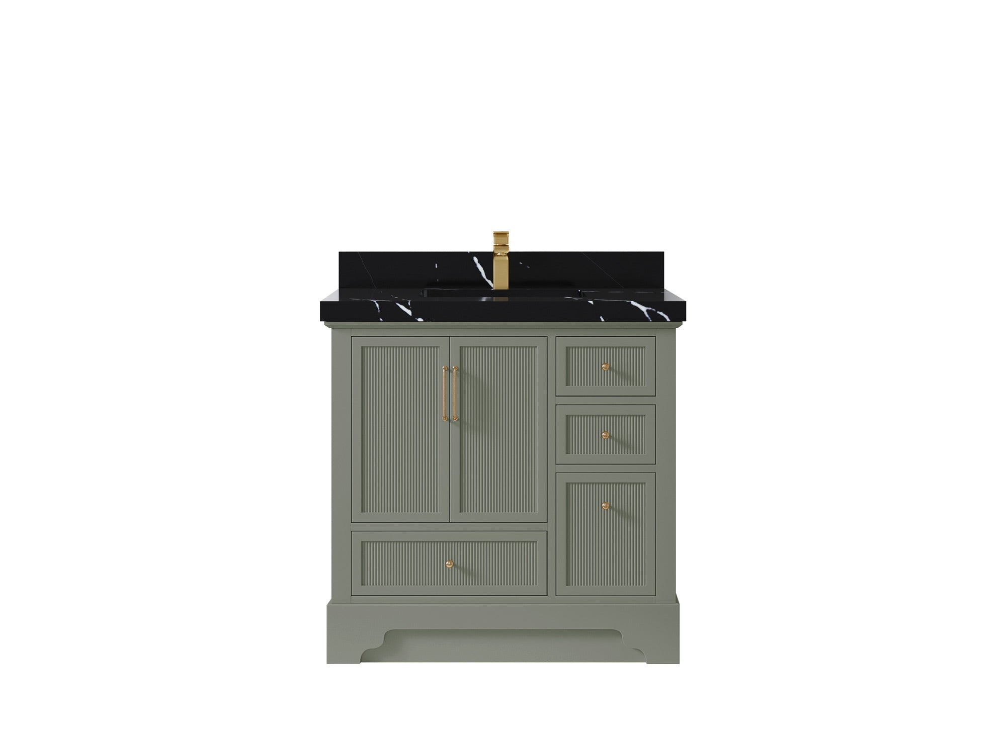 Alys 36 in. W x 22 in. D Center Sink Bathroom Vanity