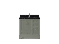 Alys 36 in. W x 22 in. D Center Sink Bathroom Vanity - photo 8