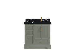 Alys 36 in. W x 22 in. D Right Offset Sink Bathroom Vanity - photo 8