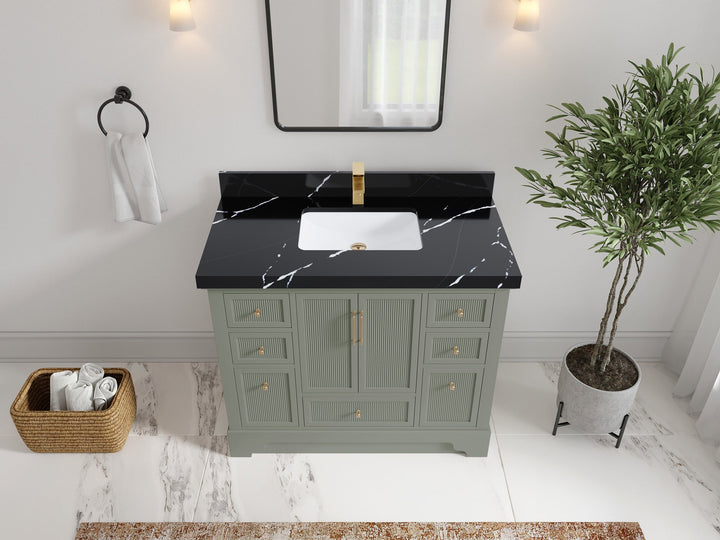 Alys 42 in. W x 22 in. D Single Sink Bathroom Vanity - photo 7