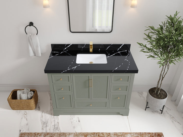 Alys 48 in. W x 22 in. D Single Sink Bathroom Vanity - photo 7