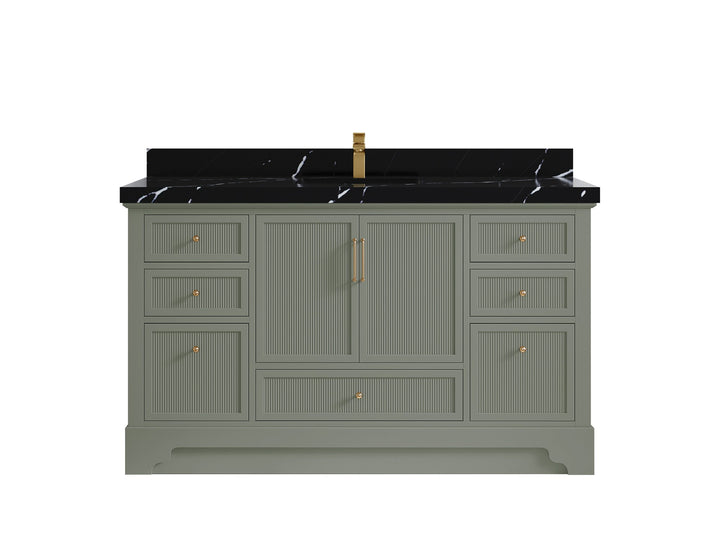 Alys 60 in. W x 22 in. D Single Sink Bathroom Vanity - photo 8