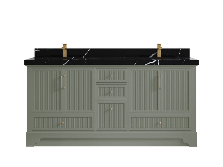 Alys 72 in. W x 22 in. D Double Sink Bathroom Vanity - photo 8