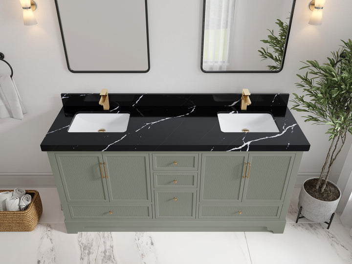Alys 72 in. W x 22 in. D Double Sink Bathroom Vanity - photo 7