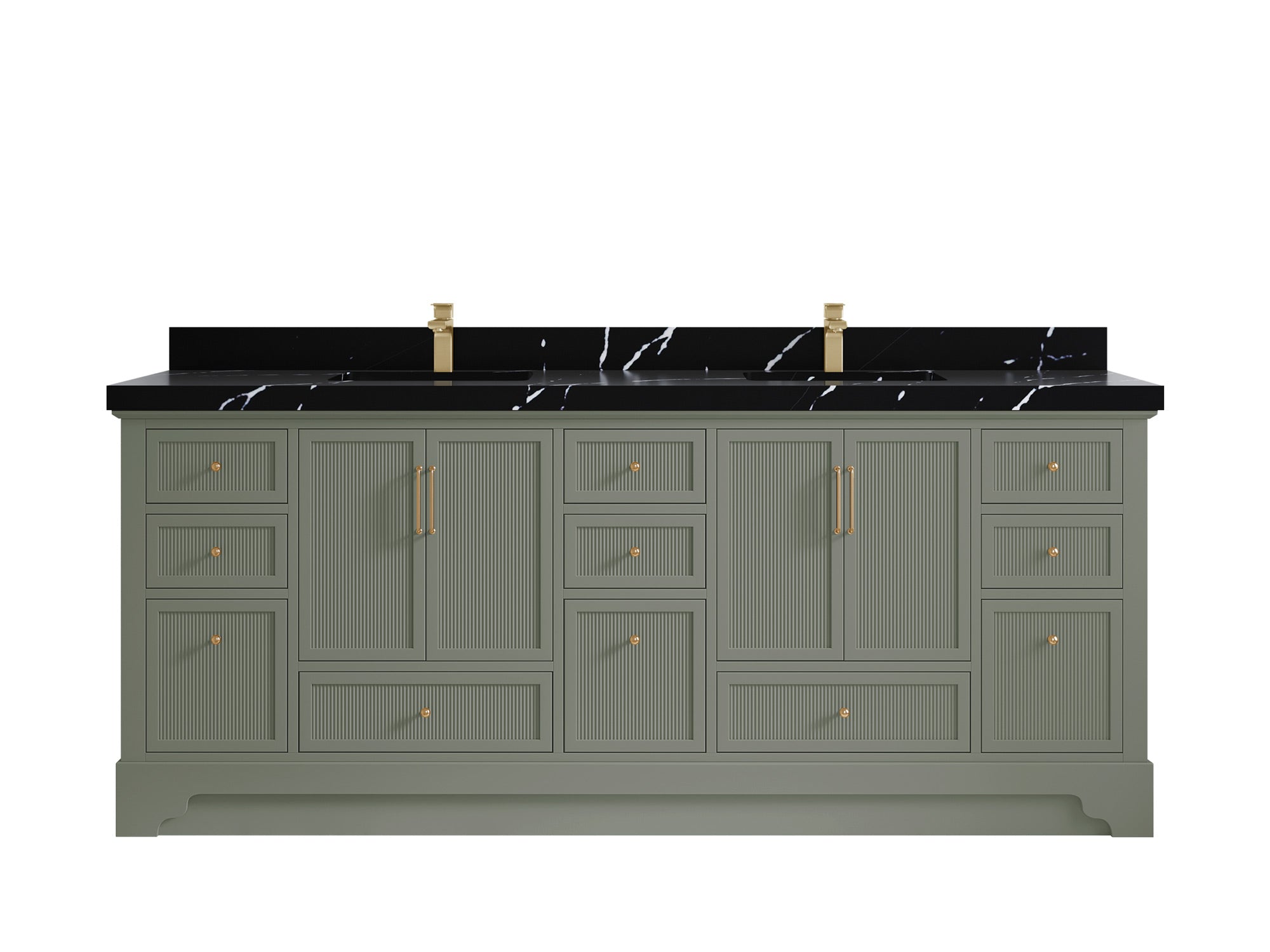 Alys 84 in. W x 22 in. D Double Sink Bathroom Vanity