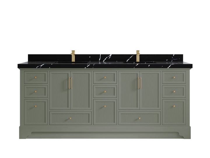 Alys 84 in. W x 22 in. D Double Sink Bathroom Vanity - photo 8
