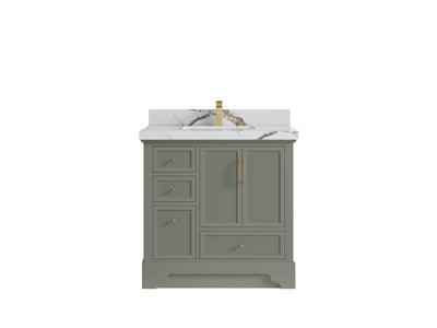 Alys 36 in. W x 22 in. D Center Sink Bathroom Vanity