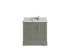Alys 36 in. W x 22 in. D Right Offset Sink Bathroom Vanity - photo 10