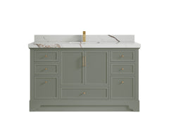 Alys 60 in. W x 22 in. D Single Sink Bathroom Vanity - photo 10