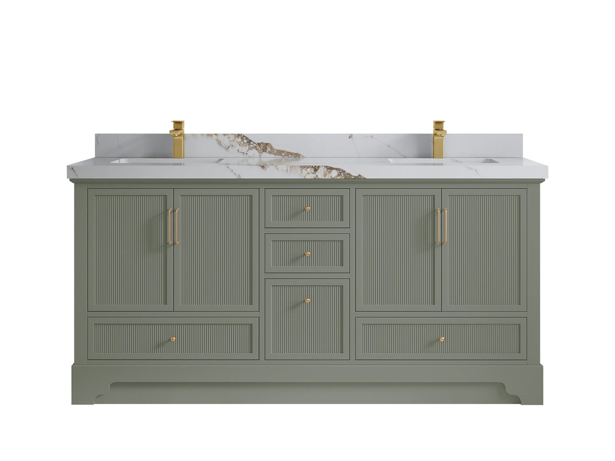 Alys 72 in. W x 22 in. D Double Sink Bathroom Vanity