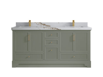Alys 72 in. W x 22 in. D Double Sink Bathroom Vanity
