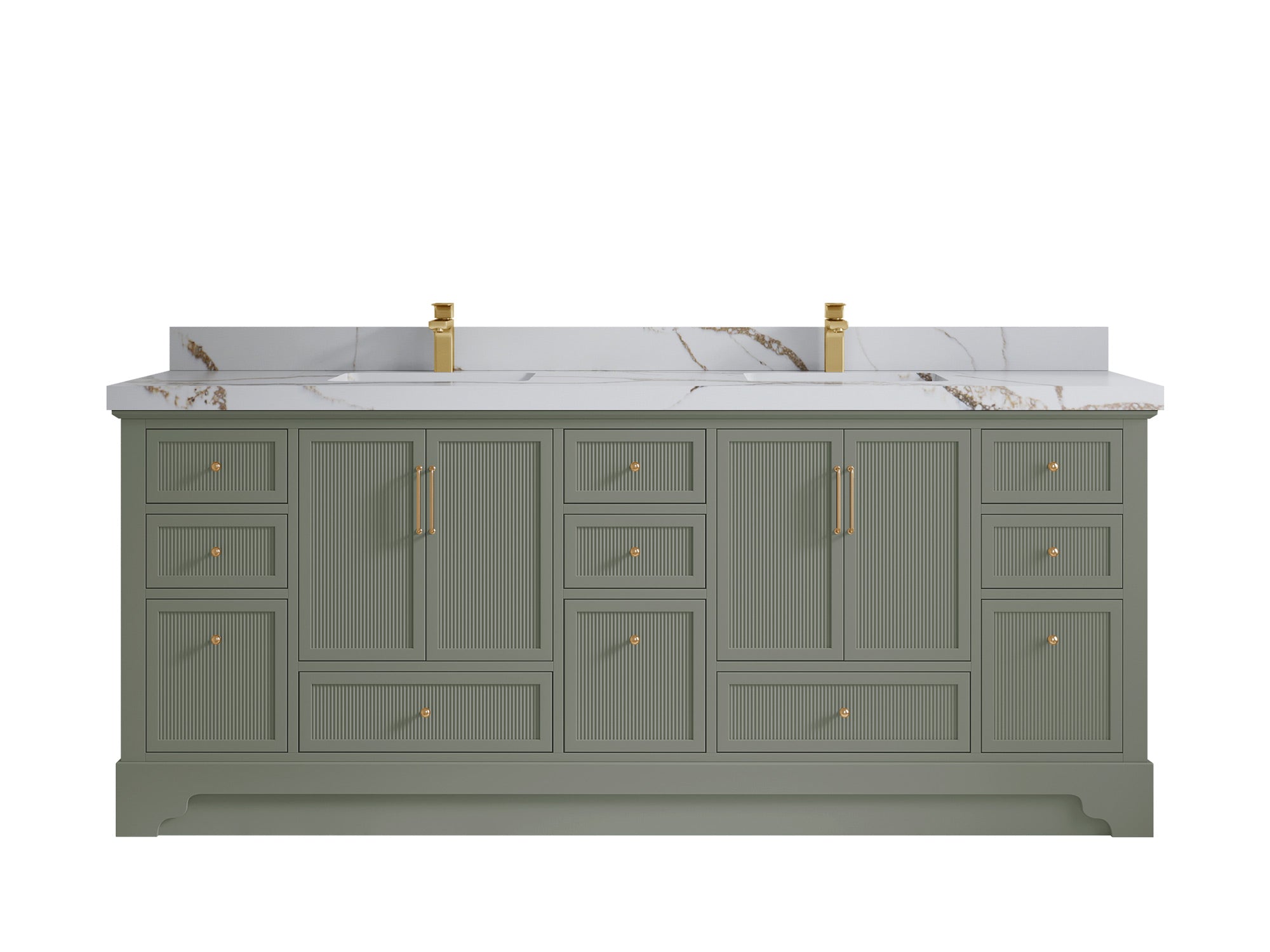 Alys 84 in. W x 22 in. D Double Sink Bathroom Vanity