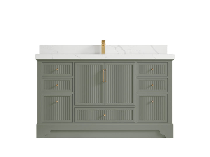 Alys 60 in. W x 22 in. D Single Sink Bathroom Vanity - photo 12