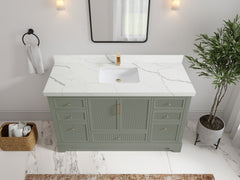 Alys 60 in. W x 22 in. D Single Sink Bathroom Vanity - photo 11