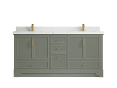 Alys 72 in. W x 22 in. D Double Sink Bathroom Vanity - photo 12