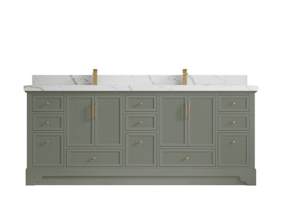 Alys 84 in. W x 22 in. D Double Sink Bathroom Vanity